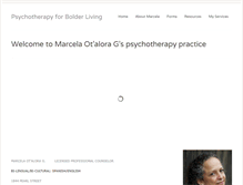Tablet Screenshot of marcelaotalorag.com